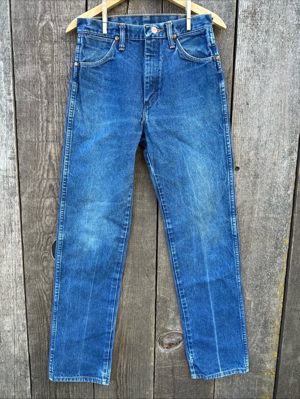VTG Wrangler 13MWZ Cowboy Cut Western Denim Jeans 30 x 34 (28 x 32.5)